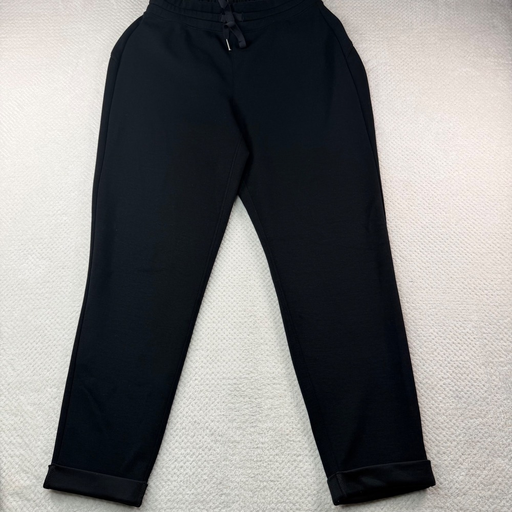 Spanx AirEssentials Tapered Pant Classic Black Jogger Women Medium K75